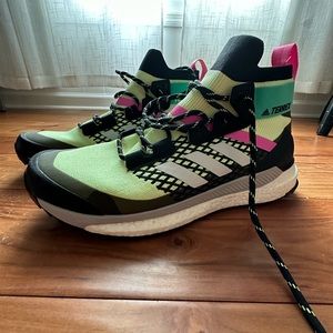 adidas boots TERREX Free Hiker Primeblue Hi-Res Yellow Black men’s 10 shoe